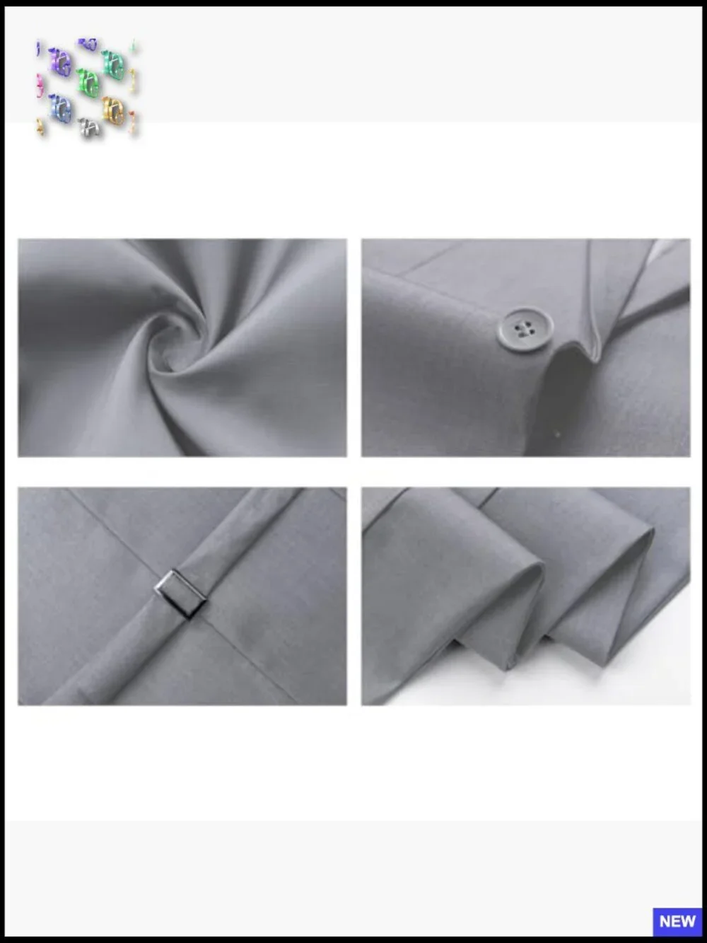 Regular Fit 3-Piece Suit Set Classic Formal Blazer Vest Pants Business Wedding